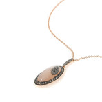 Piero Milano 18k Rose Gold Diamond Necklace I // Store Display