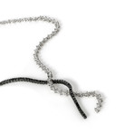 Piero Milano 18k White Gold Diamond Necklace II // Store Display