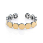 John Hardy Sterling Silver + 18k Yellow Gold Dot Bracelet // Store Display