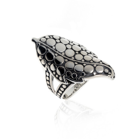 John Hardy Sterling Silver Ayu Ring // Ring Size: 7 // Store Display