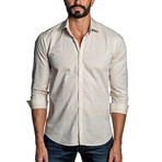 Long Sleeve Button-Up Shirt // Off White (XL)