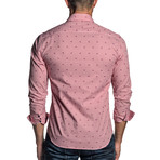 Long Sleeve Button-Up Shirt // Red Gingham (XL)