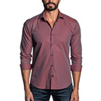 Long Sleeve Button-Up Shirt // Red Stripe (2XL)