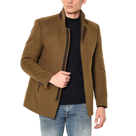 Athens Overcoat // Brown (Small)