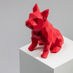 Frank French Bulldog Sculpture (Red)