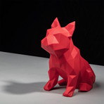 Frank French Bulldog Sculpture (Red)