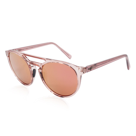 Maui Jim // Men's Ah Dang! Polarized Sunglasses // Transparent Pink + Maui Sunrise