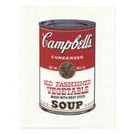 Andy Warhol // Campbell's Soup Series II, Old Fashioned Vegetable // 1998 Offset Lithograph