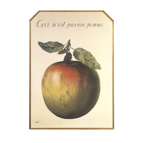 Rene Magritte // Ceci n'est pas une pomme // 2009 Offset Lithograph