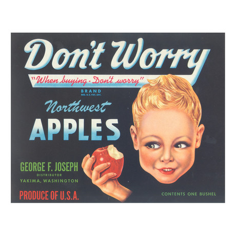 Northwest Apples Advertisement // Offset Lithograph