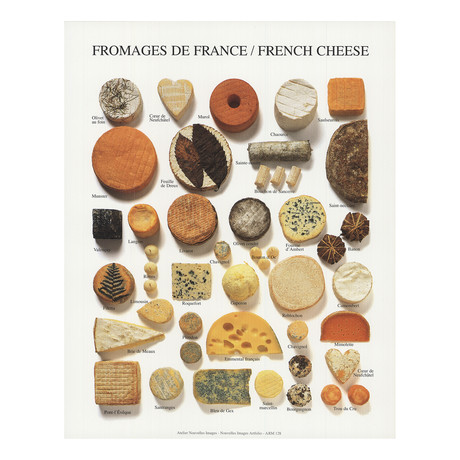 French Cheese // 1997 Offset Lithograph