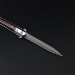 The Arthur Damascus Steel Folding Knife