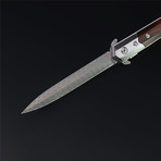 The Arthur Damascus Steel Folding Knife