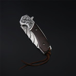 The Windtalker Damascus Steel Folding Knife