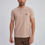Call Short Sleeve Polo // Beige (Large)