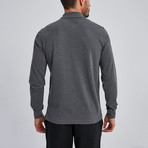 Cage Long Sleeve Polo // Anthracite (X-Large)