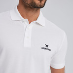 Call Short Sleeve Polo // White (X-Large)