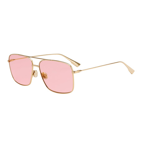 Women's STELLO3S-0J5G-W7 Sunglasses // Gold + Pink