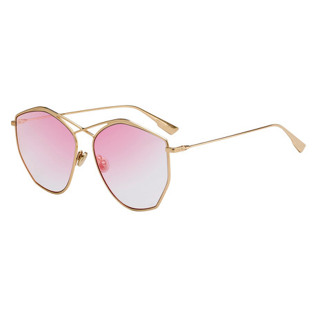 Women's STELL4S-0-TE Sunglasses // Rose Gold + Pink