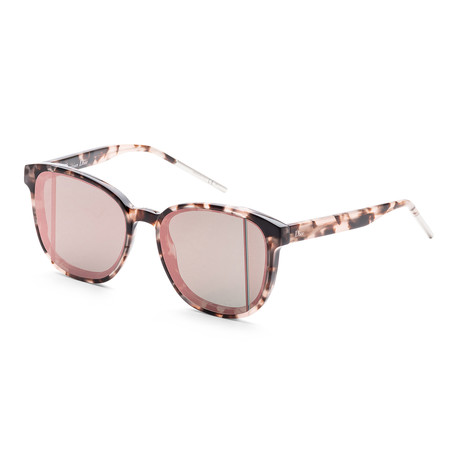 Women's DIORSTEP-03Y6-55-17 Eclats Sunglasses // Havana + Pink Mirror