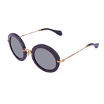 Miu Miu // Women's Sunglasses // Black + Gold