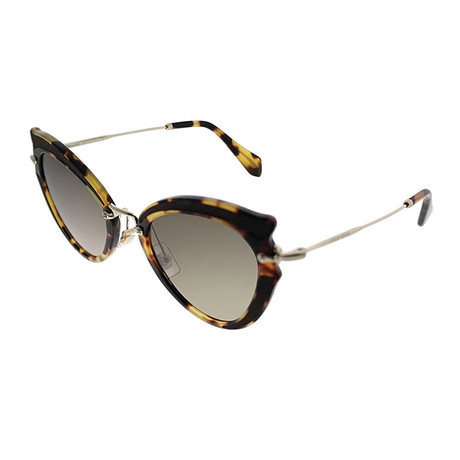 Miu Miu // Women's Sunglasses // Tortoise + Brown Gradient