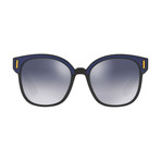 Prada // Women's Sunglasses // Black + Blue + Gray Gradient