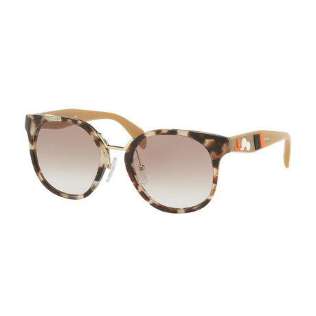 Prada // Women's Sunglasses // Spotted Opal Brown + Brown Gradient