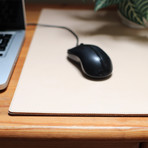 Leather Mouse Mat // Neutral