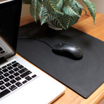 Leather Mouse Mat // Black