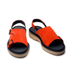 Maurice Suede Sandal // Red (Euro: 43)
