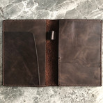 Aria Notebook / Passport Cover // Brown