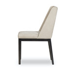 Maddison Dining Chair // Finley Beige Leather