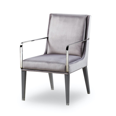 Lowry Dining Arm Chair // Victor Smoke