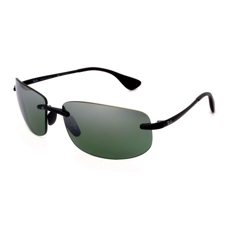 Unisex RB4254-6015L Rimless Sport Sunglasses // Black