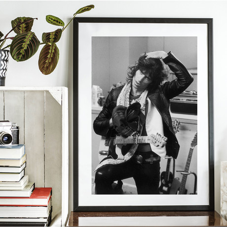 Thoughtful Keith // Signed Print + Black Frame