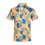 Tropical Sun Cotton Short Sleeve Shirt // Yellow (M)
