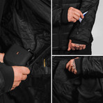 Heated Down Jacket // Black (X-Small)