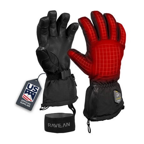 Heated Ski Gloves // Black (6)