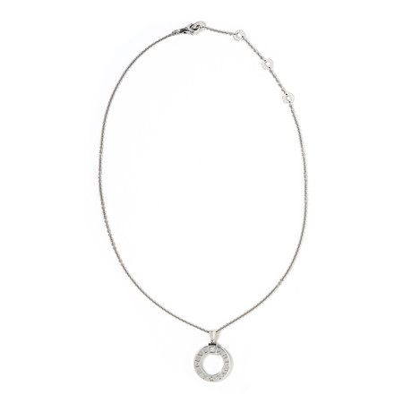 Bulgari 18k White Gold Diamond Necklace // New