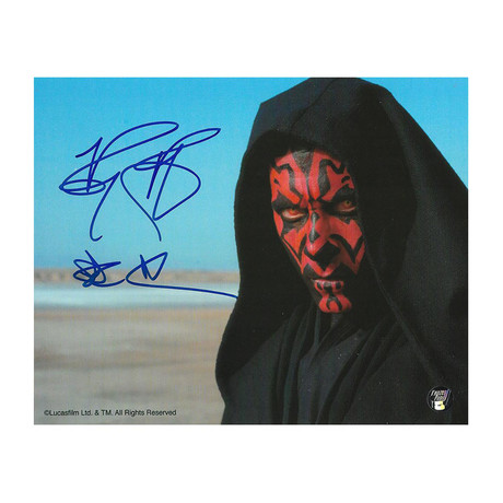 Ray Park // Autographed Star Wars Photo