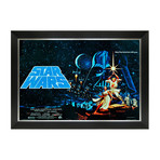 Star Wars Ep IV A New Hope // Vintage Movie Poster // Framed Art Print