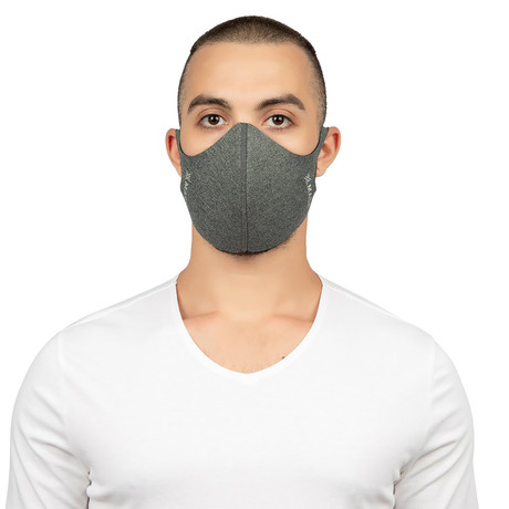 xMask Air Neo Adult Face Masks // Gray // Set of 2 Large