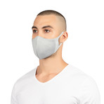 xMask Air  Adult Face Masks // Gray // Set of 2 (Large)