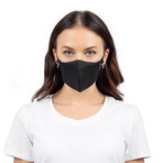 xMask Air Adult Face Masks // Black // Set of 2 (Large)