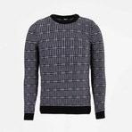 MCR // James Tricot Sweater // Black + Gray (2XL)