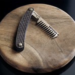 Pocket Bronze Beard Comb “Arhaika”