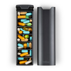 mbarc // Refined 7 Day Pill Organizer // Steel Gray