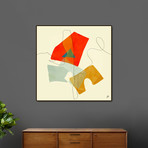 mid century geometric (16"W x 16"H x 0.2"D)