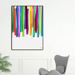 Colorful Stripes 2a (16"W x 20"H x 1.5"D)